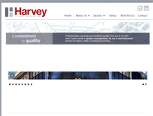Tablet Screenshot of harveyshopfitters.co.uk